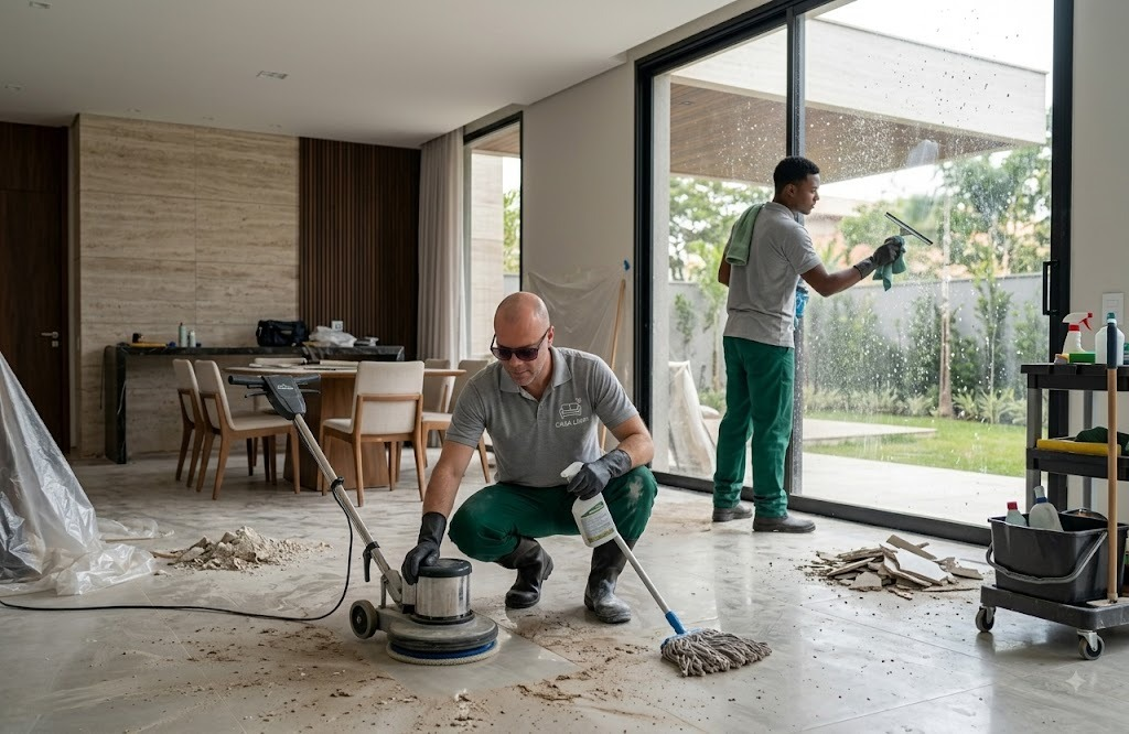 Limpeza Pós-Obra Completa em Jaú